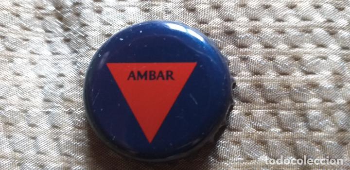 Coleccionismo de cervezas: CERVEZA-V9H-IV-CHAPA-TAPON-CORONA-AMBAR..