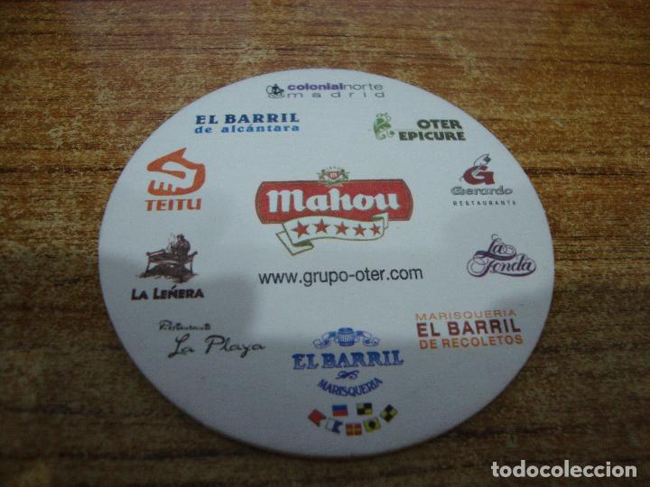 Coleccionismo de cervezas: POSAVASOS CERVEZA MAHOU GRUPO OTER