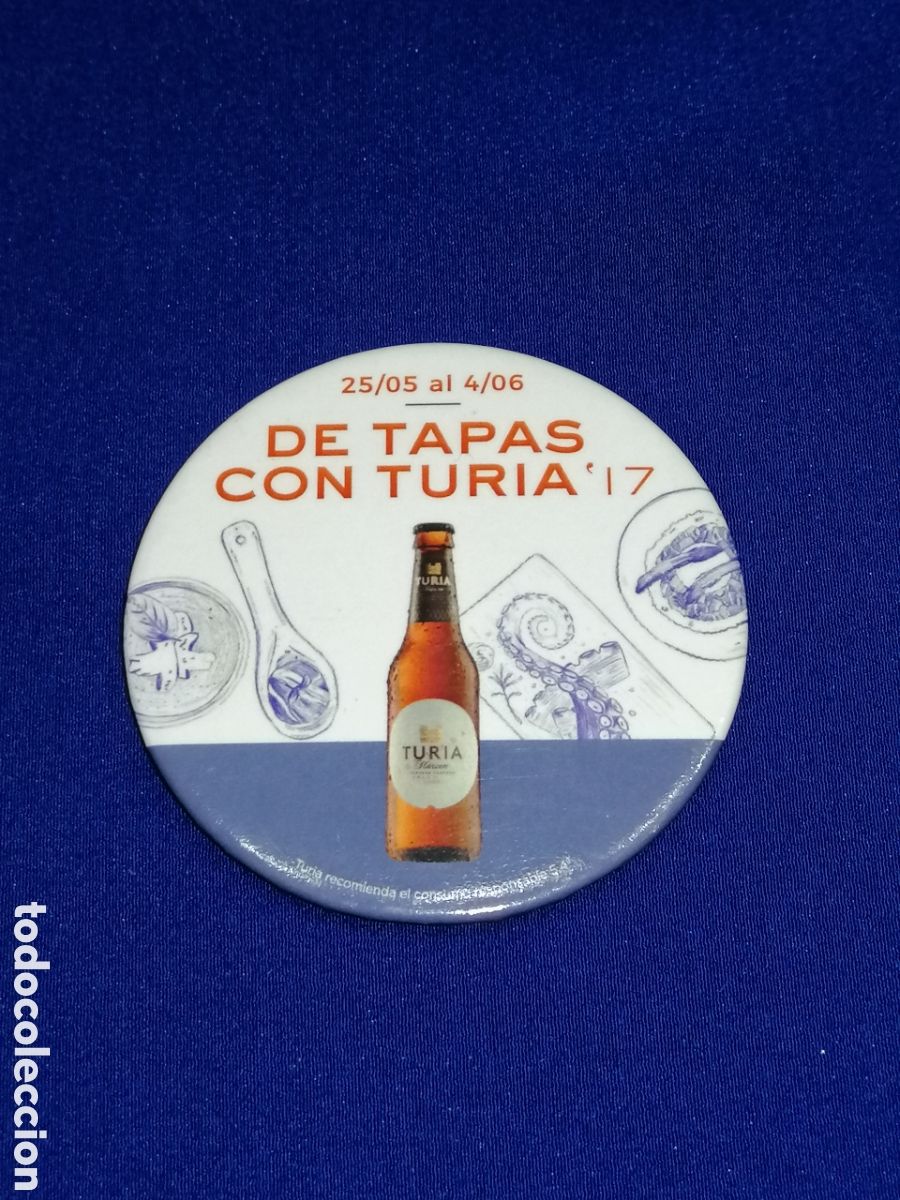 Coleccionismo de cervezas: CERVEZA TURIA ABRIDOR CHAPA - Foto 1