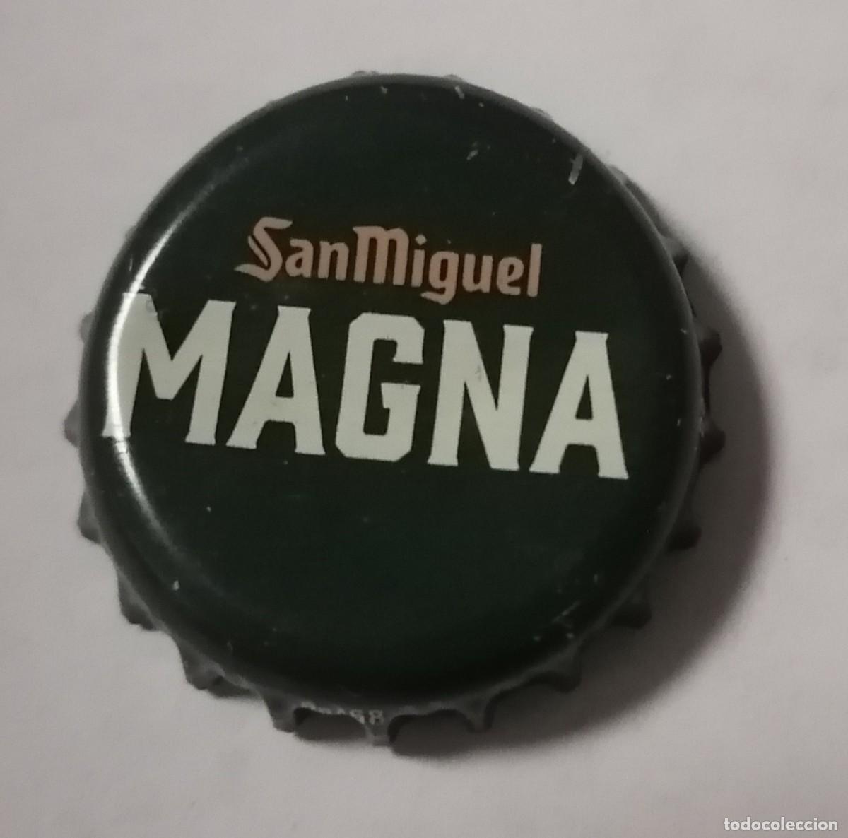 Coleccionismo de cervezas: chapa San Miguel magna crown cap tapon corona