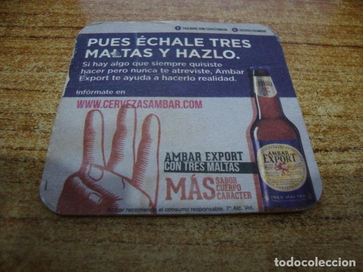 Coleccionismo de cervezas: POSAVASOS CERVEZA AMBAR ESPORT