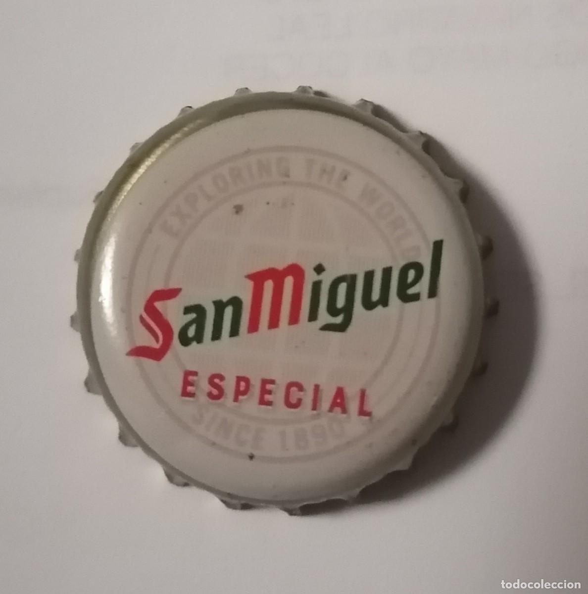 Coleccionismo de cervezas: chapa San Miguel especial crown cap tapon corona