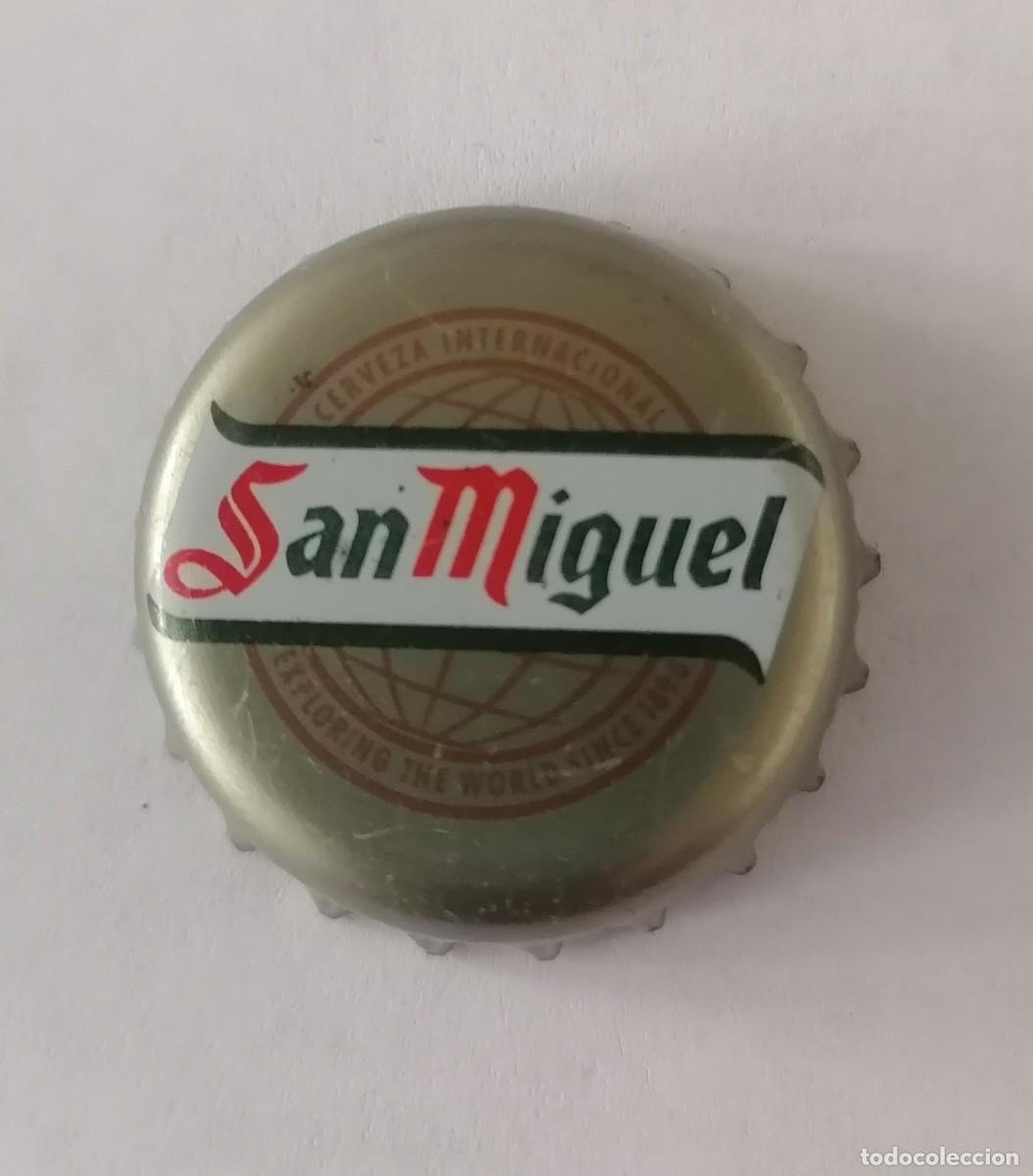 Coleccionismo de cervezas: chapa San Miguel crown cap tapon corona