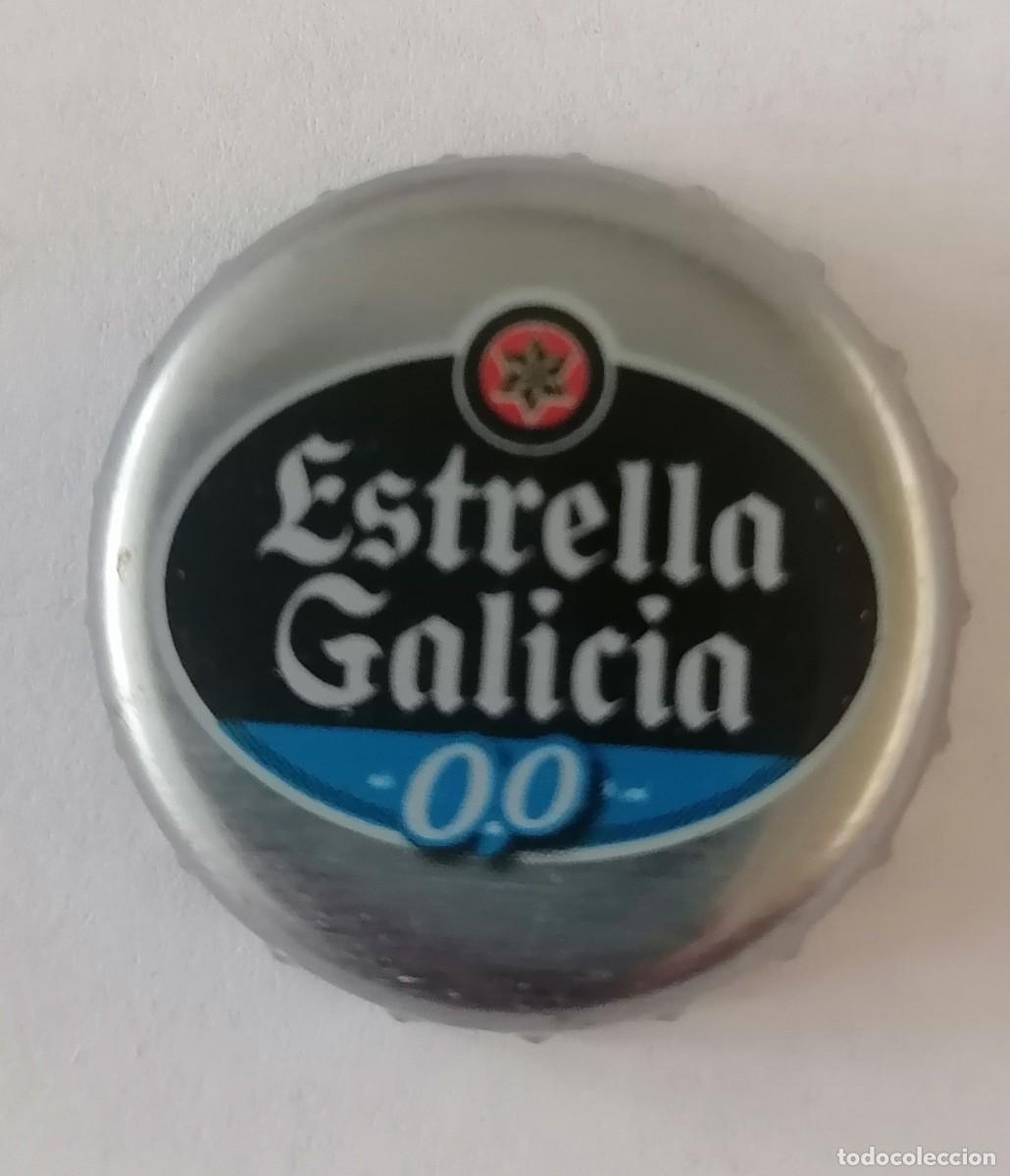 Coleccionismo de cervezas: chapa Estrella Galicia 0,0 crown cap tapon corona