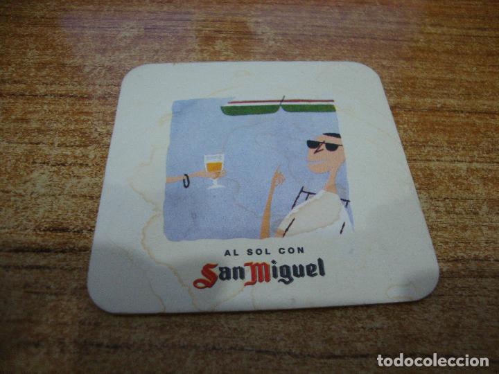 Coleccionismo de cervezas: POSAVASOS CERVEZA SAN MIGUEL AL SOL CON