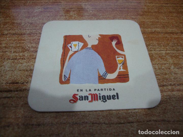 Coleccionismo de cervezas: POSAVASOS CERVEZA SAN MIGUEL EN LA PARTIDA