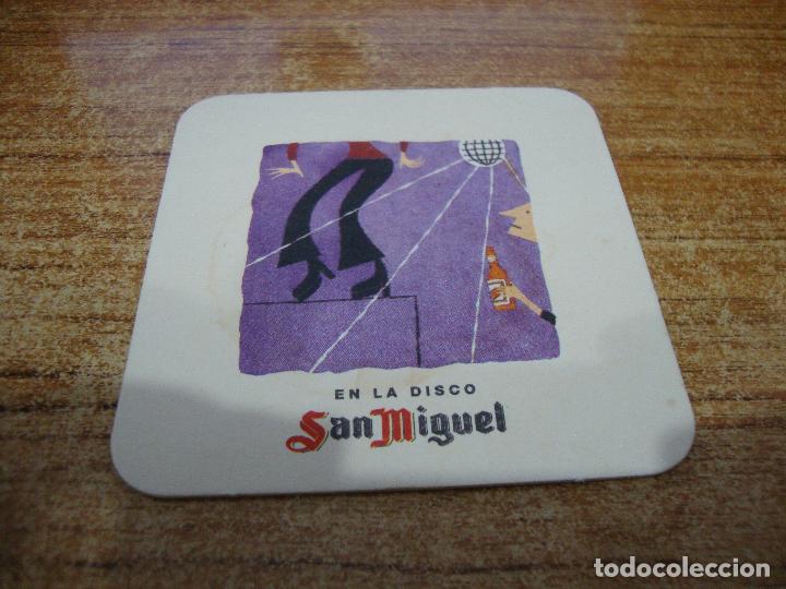Coleccionismo de cervezas: POSAVASOS CERVEZA SAN MIGUEL EN LA DISCO
