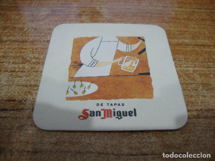 Coleccionismo de cervezas: POSAVASOS CERVEZA SAN MIGUEL DE TAPAS