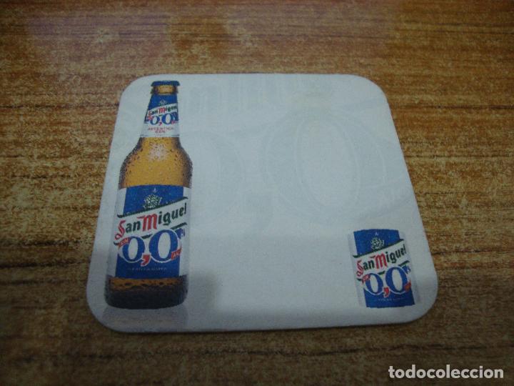 Coleccionismo de cervezas: POSAVASOS CERVEZA SAN MIGUEL 0,0