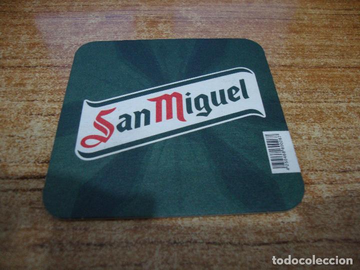 Coleccionismo de cervezas: POSAVASOS CERVEZA SAN MIGUEL CODIGO BARRAS