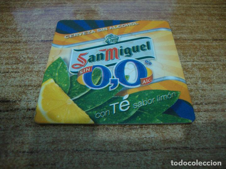 Coleccionismo de cervezas: POSAVASOS CERVEZA SAN MIGUEL 0,0 CON TE