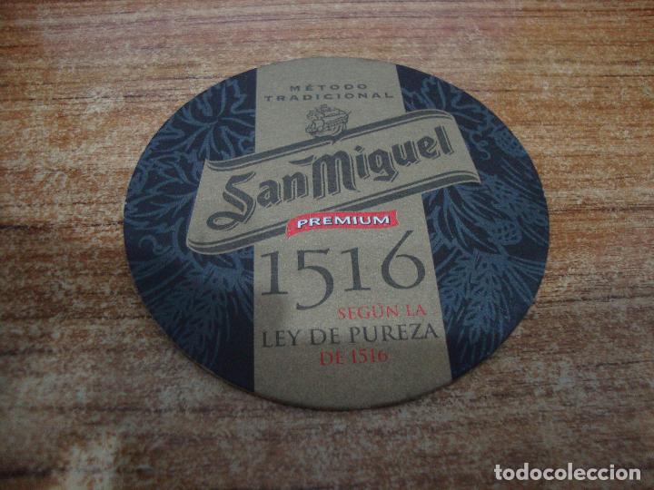 Coleccionismo de cervezas: POSAVASOS CERVEZA SAN MIGUEL 1516