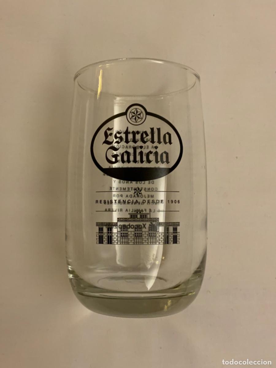 Coleccionismo de cervezas: VASO DE CERVEZA ESTRELLA GALICIA A&Ntilde;O XACOBEO 2021