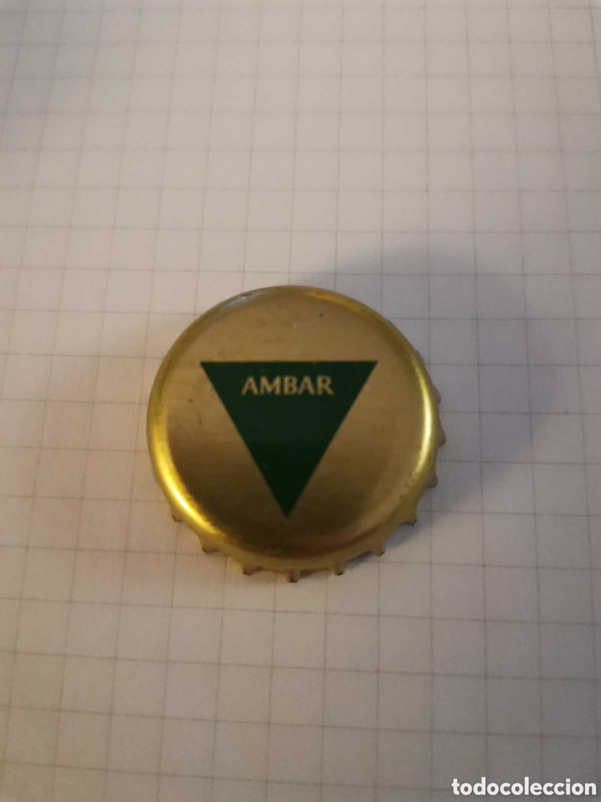 Coleccionismo de cervezas: Chapa cerveza Ambar