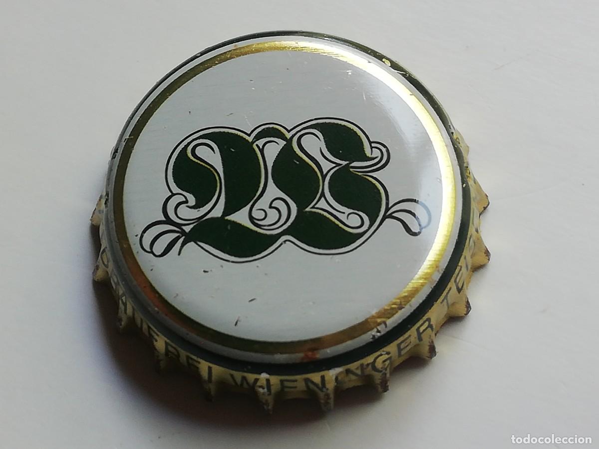 Coleccionismo de cervezas: Chapa tap&oacute;n corona de la cerveza alemana WIENINGER TEISENDORF (falda dorada)