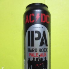 Coleccionismo de cervezas: LATA CERVEZA AC/DC AC DC IPA HARD ROCK LEE INTERIOR BEER SIN ABRIR - ROCK HEAVY METAL METALLICA ACDC. Lote 378553039