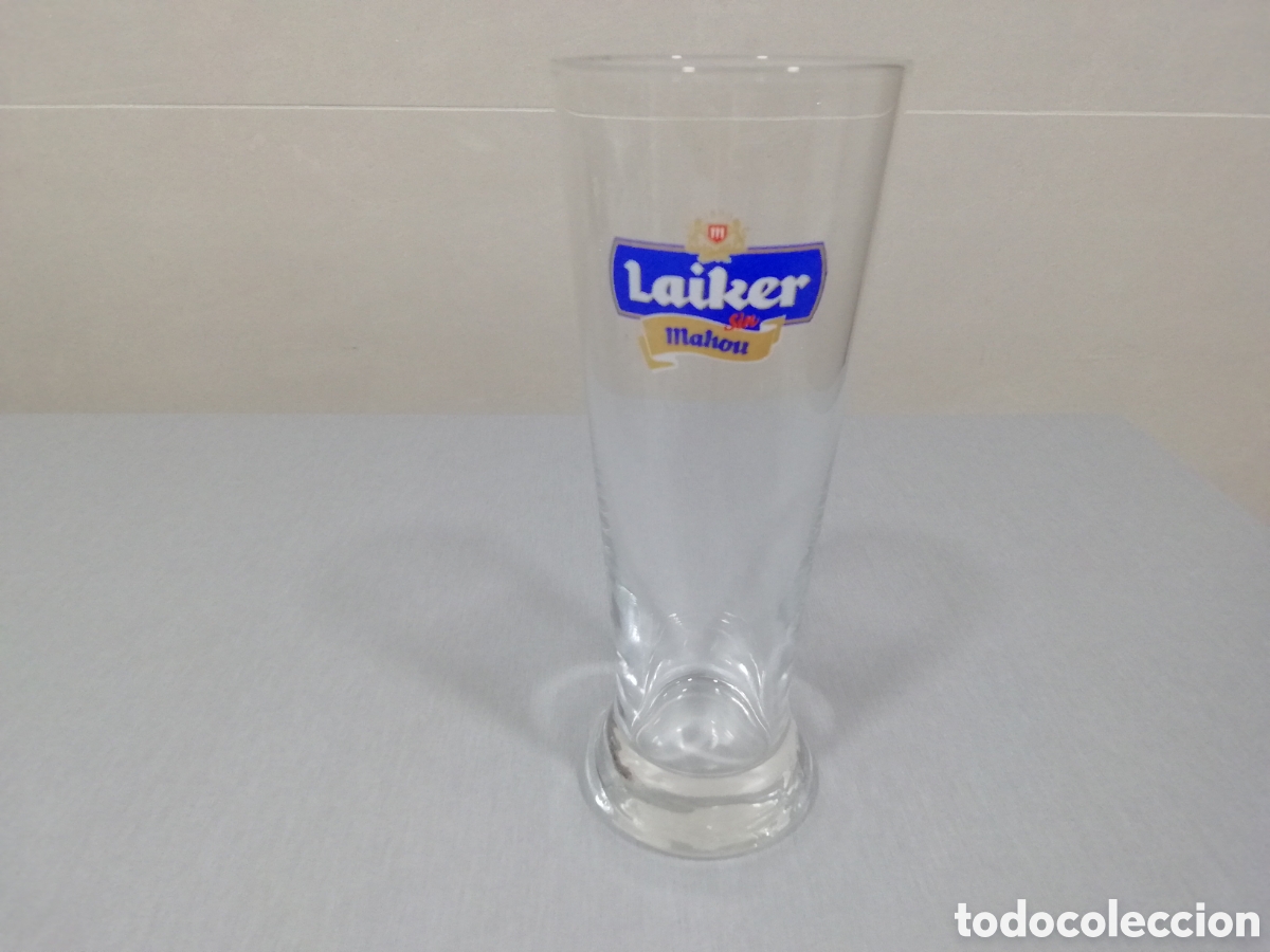 Coleccionismo de cervezas: COPA CERVEZA MAHOU LAIKER