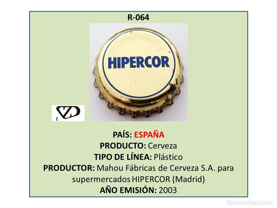 Sammeln von Brauereiartikeln: TAPON CORONA CAPSULA CHAPA CERVEZA HIPERCOR (ESPA&Ntilde;A)