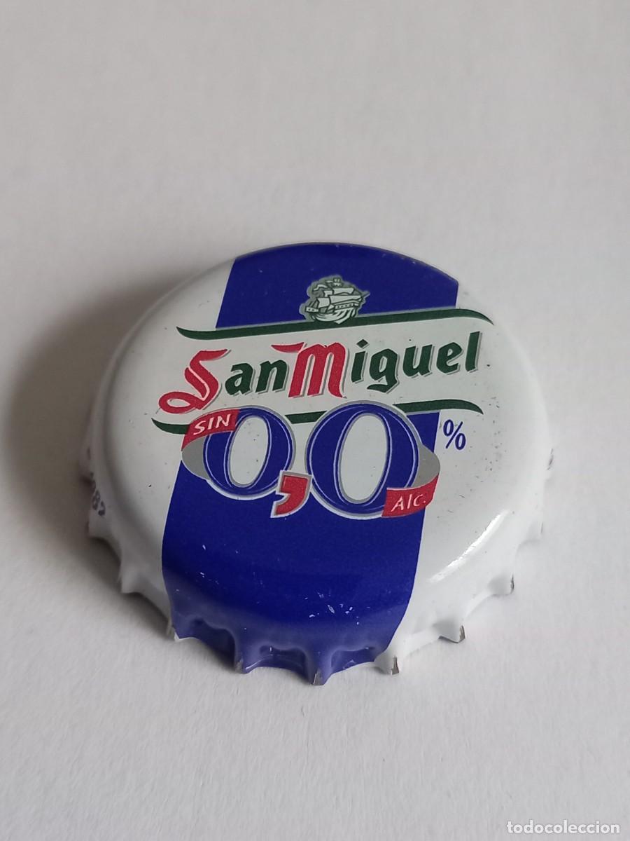Coleccionismo de cervezas: CHAPA CERVEZA SAN MIGUEL 0,0, FACTOR&Iacute;A NEW BOX