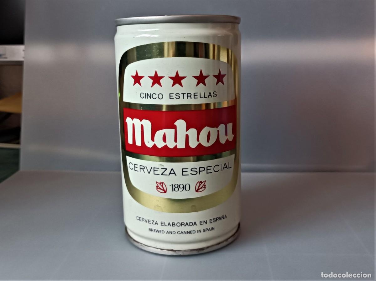 Coleccionismo de cervezas: Bote Cerveza. Espa&ntilde;a. Mahou 5 Estrellas. 33cl. Vac&iacute;a. A&ntilde;os 80.