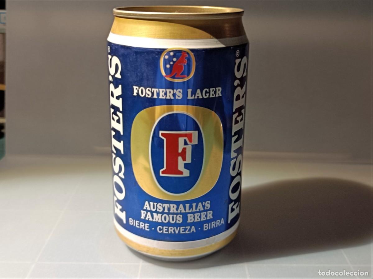 Coleccionismo de cervezas: Lata cerveza. Inglaterra (Australia). Foster&acute;s Lager. 33 cl. Vac&iacute;a. Caduca 1992.