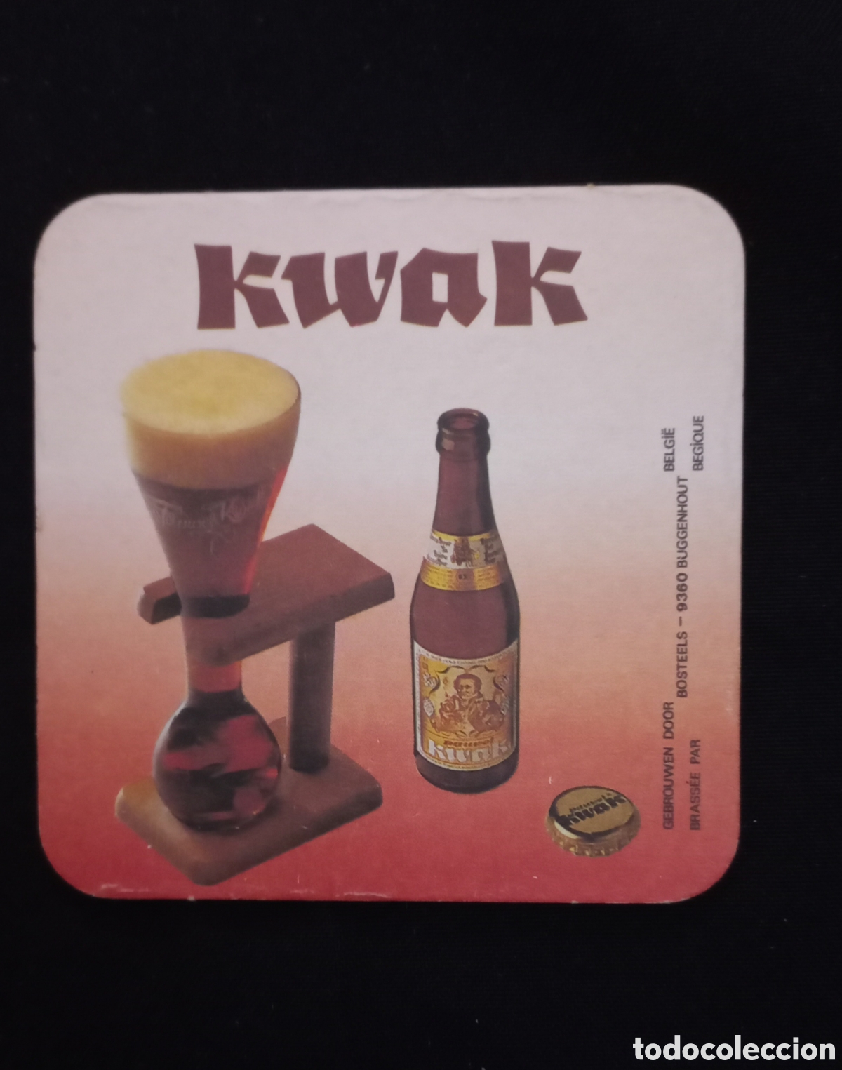 Coleccionismo de cervezas: POSAVASOS CERVEZA KWAK