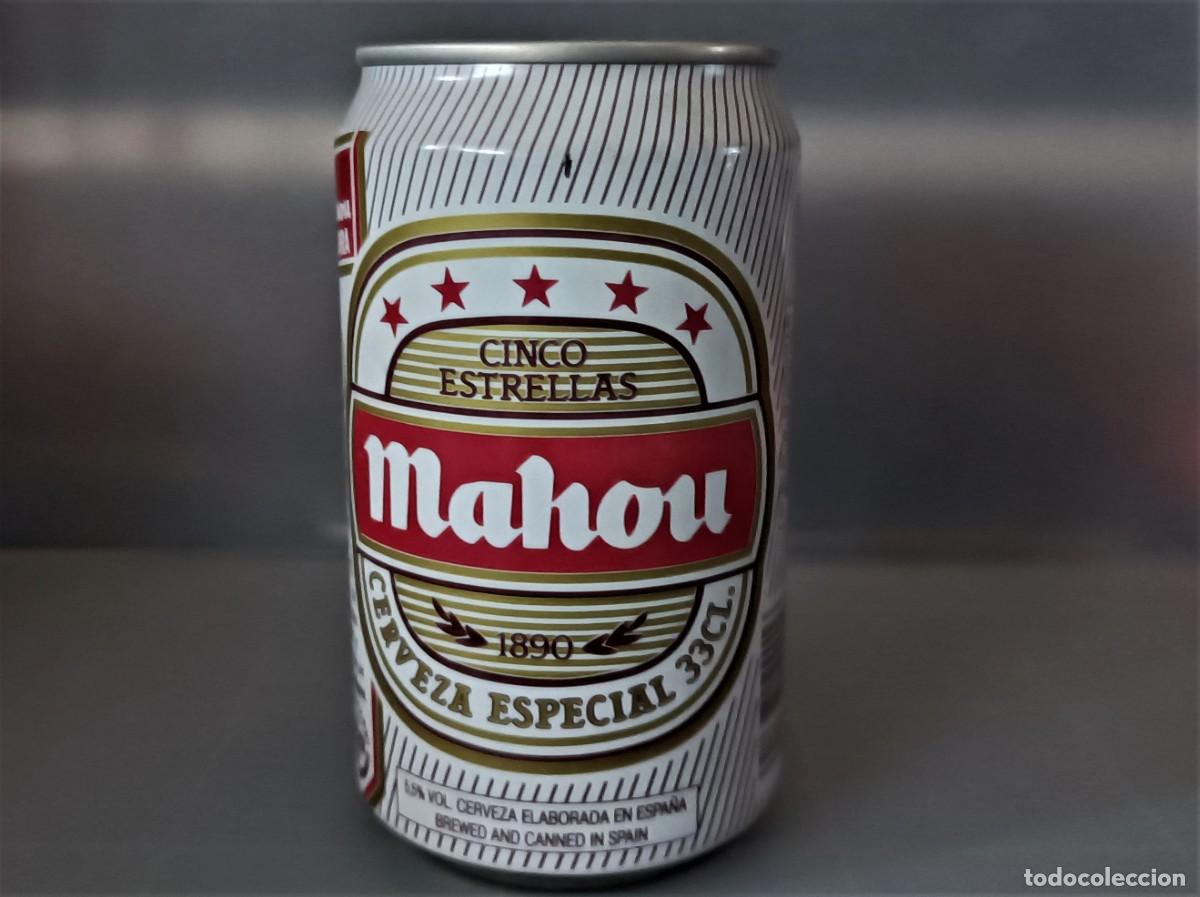 Coleccionismo de cervezas: Lata cerveza. Espa&ntilde;a. Mahou Cinco Estrellas. 33 cl. Vac&iacute;a. Caduca 1991.