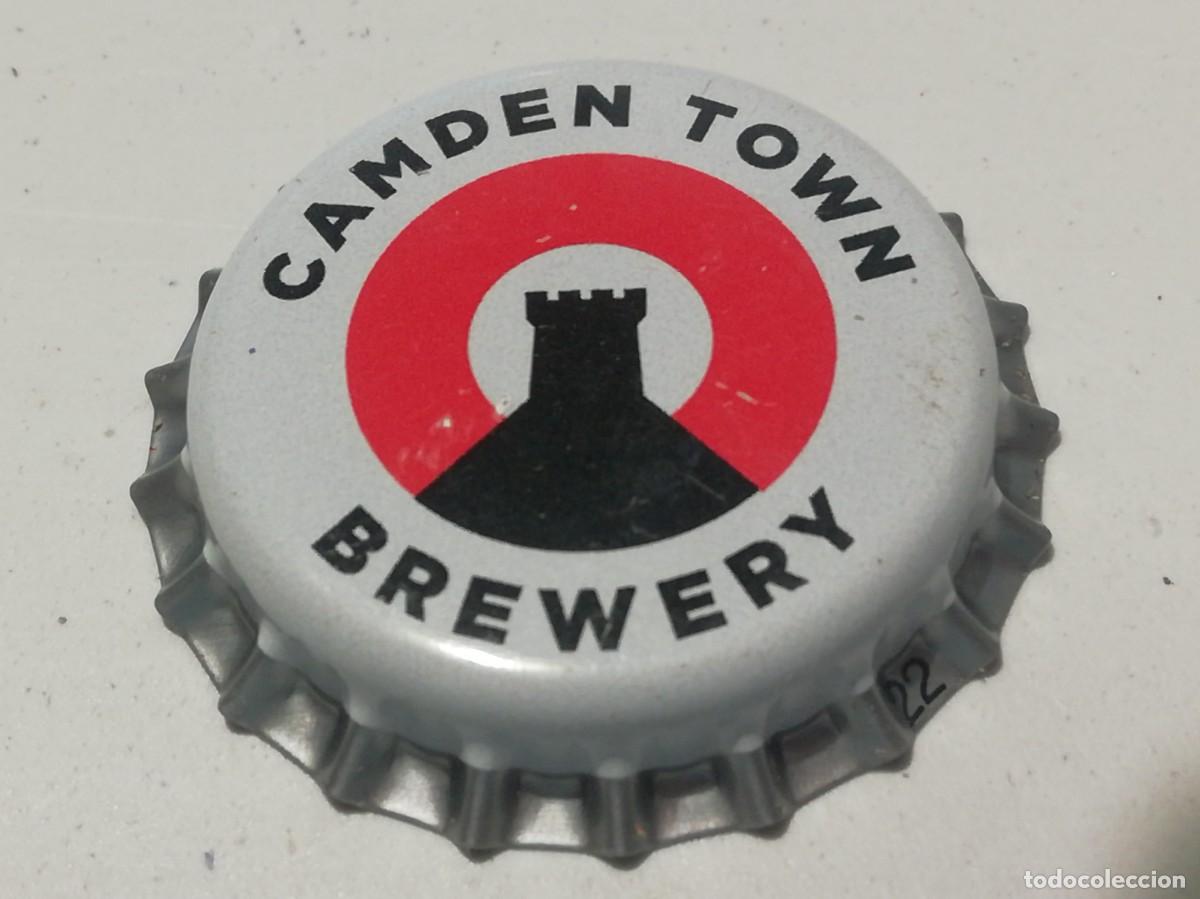 Coleccionismo de cervezas: Chapa tap&oacute;n corona NUEVO de la cerveza inglesa CAMDEN TOWN