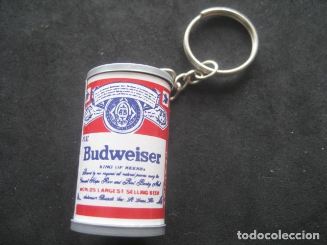 Coleccionismo de cervezas: LLAVERO CERVEZA BUDWEISER - Foto 1