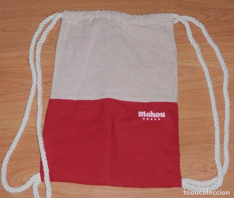 Coleccionismo de cervezas: MAHOU -UNA MUCHILA