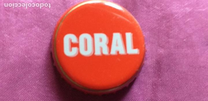 Sammeln von Brauereiartikeln: CERVEZA-V9H-V-CHAPA-TAPON-CORONA-CORAL-PORTUGAL