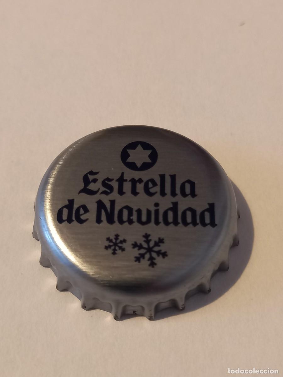 Coleccionismo de cervezas: CHAPA CERVEZA ESTRELLA GALICIA, ESTRELLA DE NAVIDAD