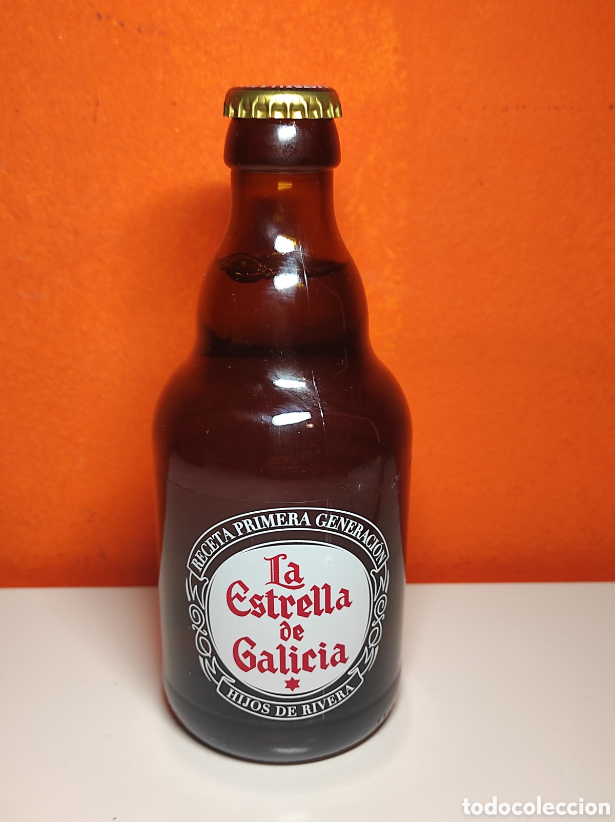 Coleccionismo de cervezas: Estrella Galicia - Receta Primera Generaci&oacute;n - Botella 33 CL - A&ntilde;o 2022 (La Estrella de Galicia)