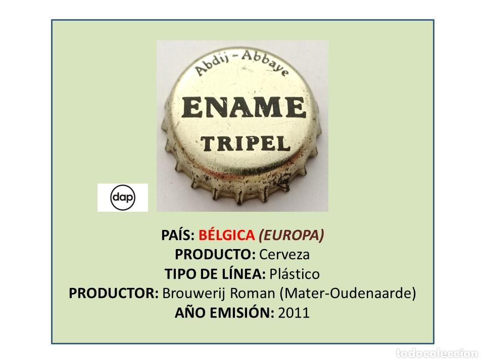 Sammeln von Brauereiartikeln: TAPON CORONA CAPSULA CHAPA CERVEZA ENAME TRIPEL (B&Eacute;LGICA)
