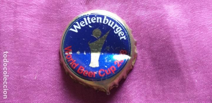 Sammeln von Brauereiartikeln: CERVEZA-V9H-VIII-CHAPA-TAPON-CORONA-WELTENBURGER