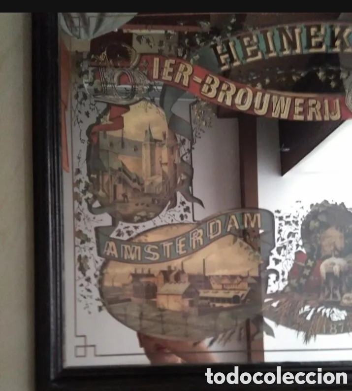 Coleccionismo de cervezas: Espejo Heineken - Foto 4