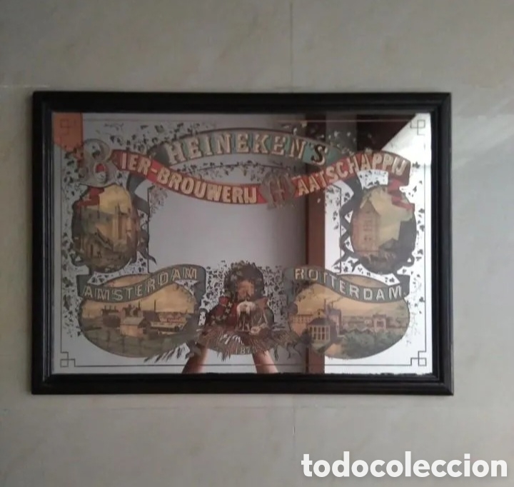 Coleccionismo de cervezas: Espejo Heineken - Foto 1