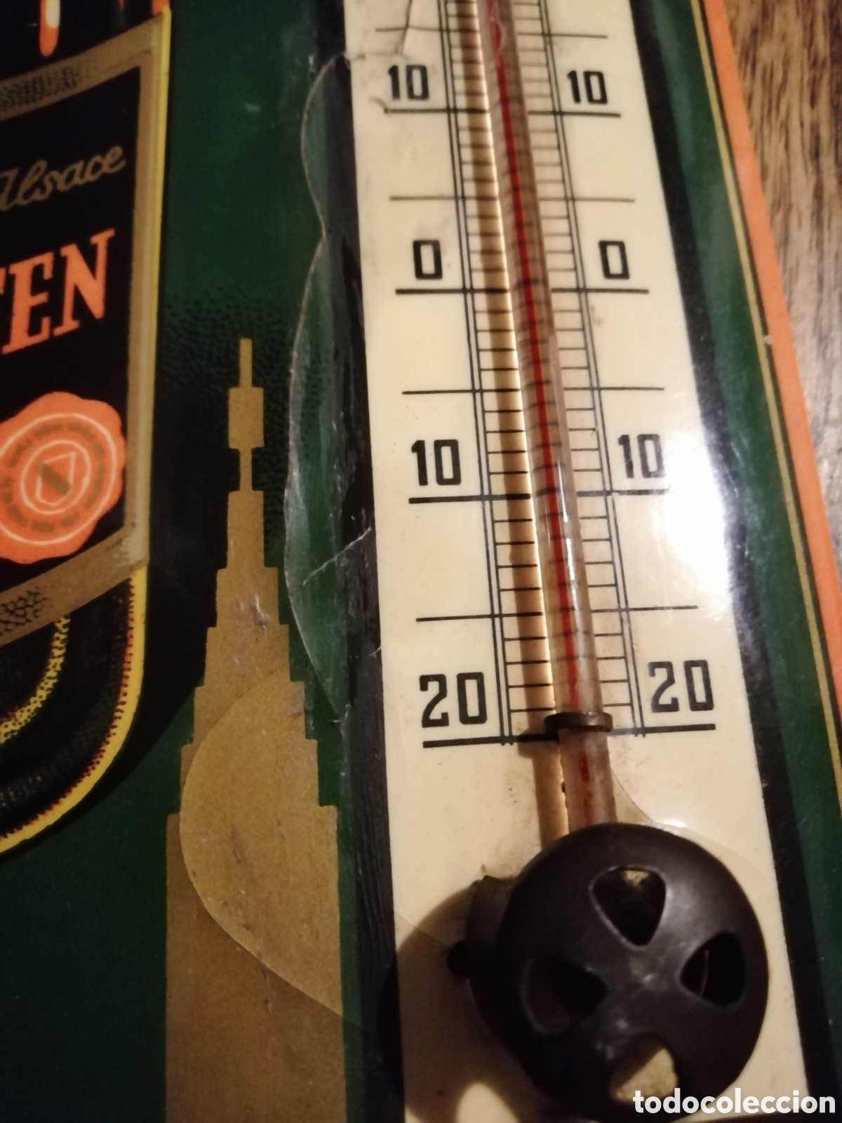 Coleccionismo de cervezas: Term&oacute;metro marca de cerveza - Foto 3