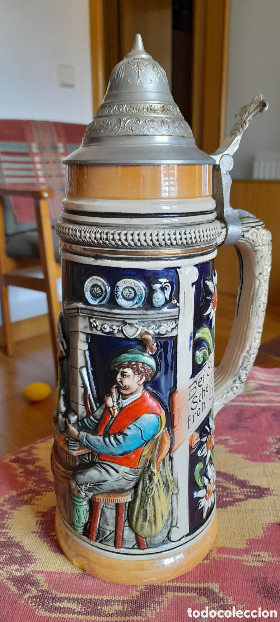Coleccionismo de cervezas: Jarra alemana de 2 litros - Foto 3