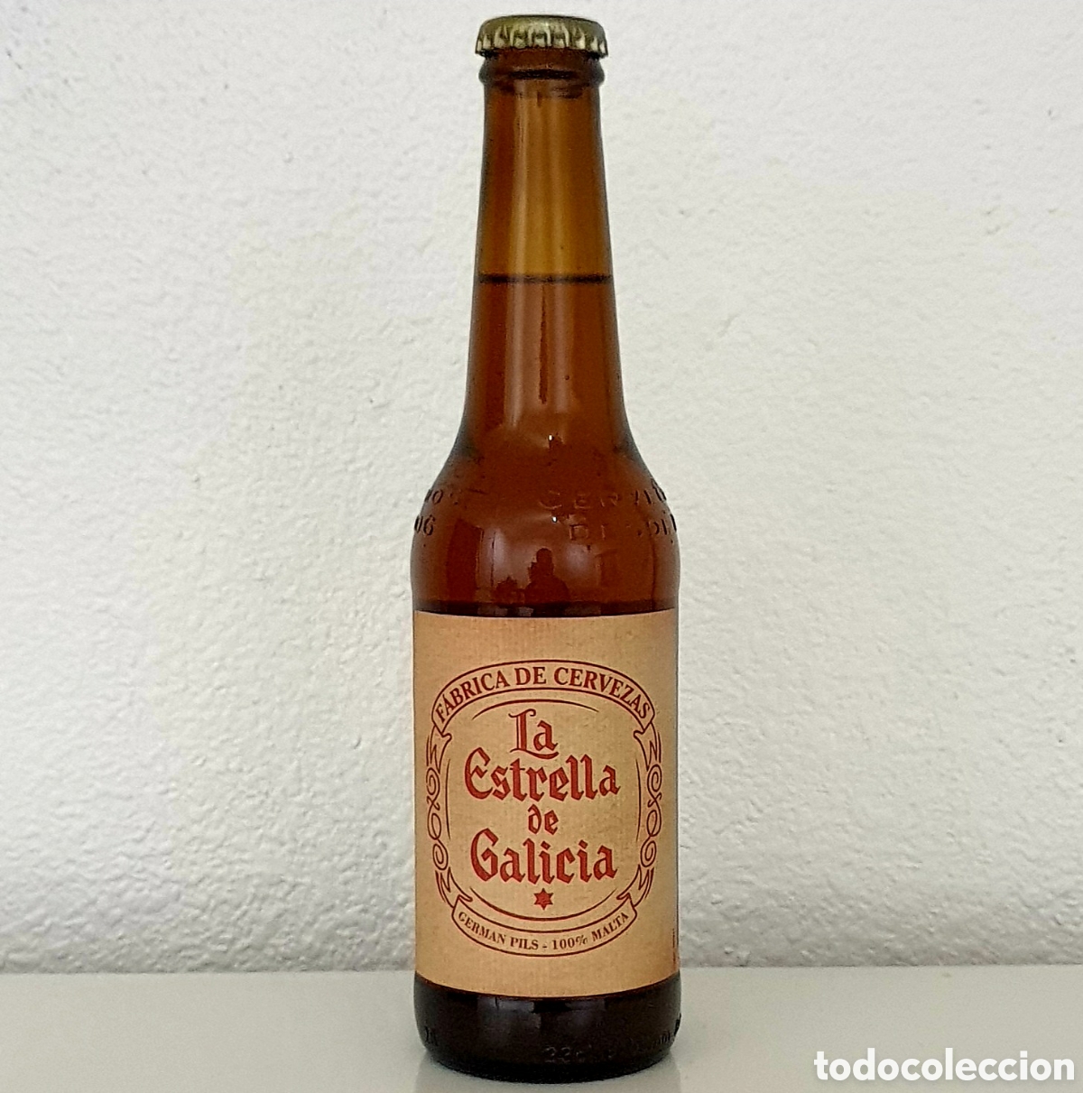 Coleccionismo de cervezas: Botella Cerveza - Espa&ntilde;a - Estrella Galicia - Edici&oacute;n Limitada - Cristal - (Llena)