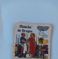 Coleccionismo de cervezas: POSAVASOS CERVEZA BLANCHE DE BRUGUES 9X9 CM JAN BREYDEL