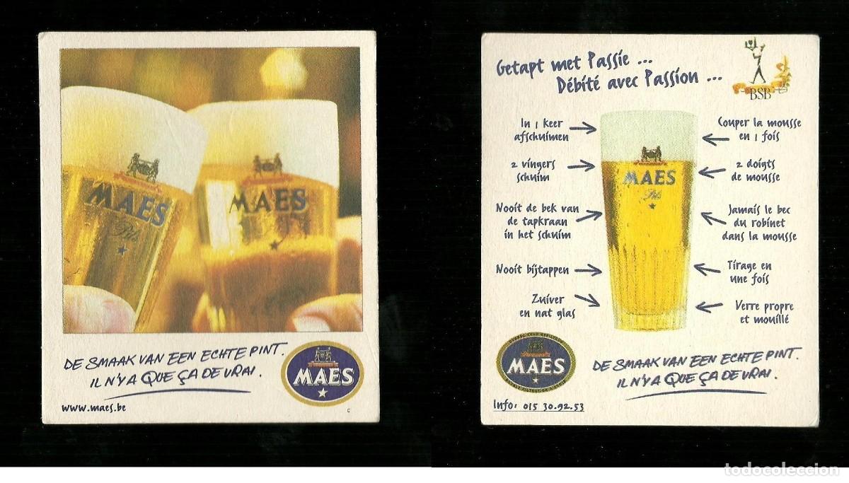 Coleccionismo de cervezas: Sotto-boccale o Sottobicchiere - MAES 3 - Birra - Bier - Beer mats - Sous bocks - Bierdeckel - Pils
