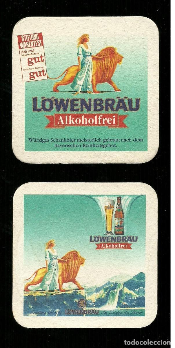 Coleccionismo de cervezas: Sotto-boccale o Sottobicchiere - Lowenbrau 2 - Birra - Beer mats - Sous-bocks - Bierdeckel - Portava