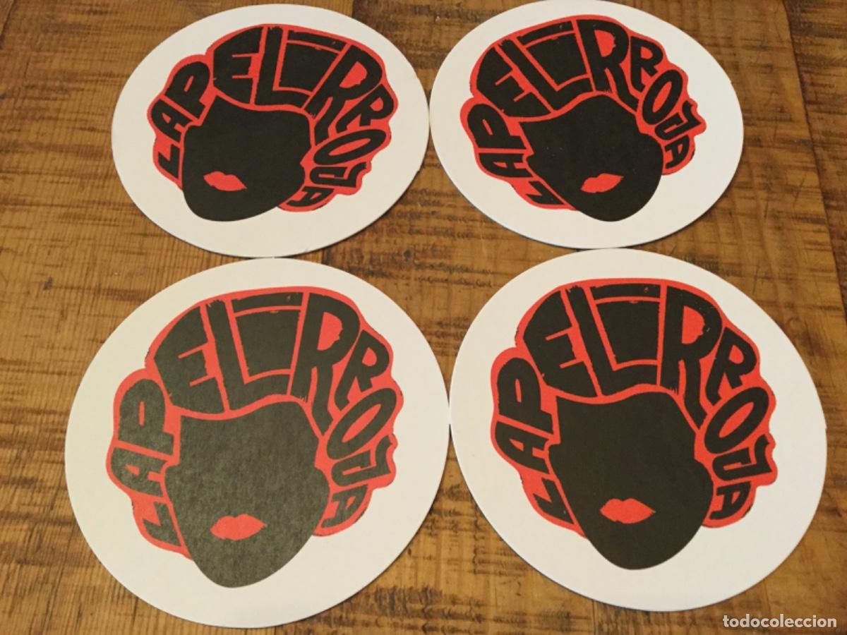 Coleccionismo de cervezas: 1906 LA PELIRROJA - 4 POSAVASOS DE CART&Oacute;N ESTRELLA DE GALICIA