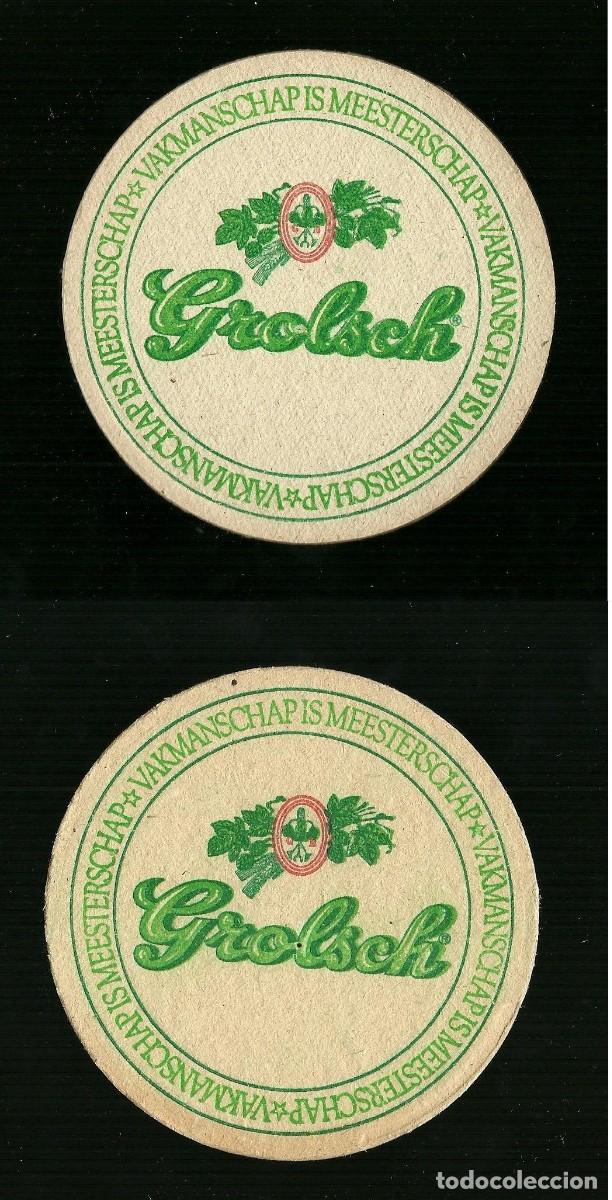 Coleccionismo de cervezas: Sotto-boccale o Sottobicchiere - Grolsch 3 - Birra - Sousbocks - Bierdeckel - Coaster - Posavasos -