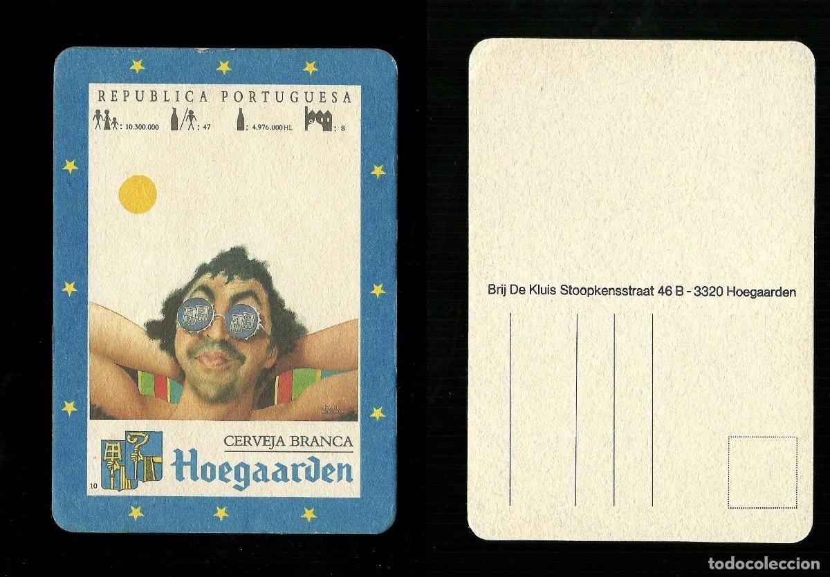 Coleccionismo de cervezas: Sotto-boccale o Sottobicchiere - Hoegaarden - Birra - Bier - Beer mats - Sous bocks - Bierdeckel -