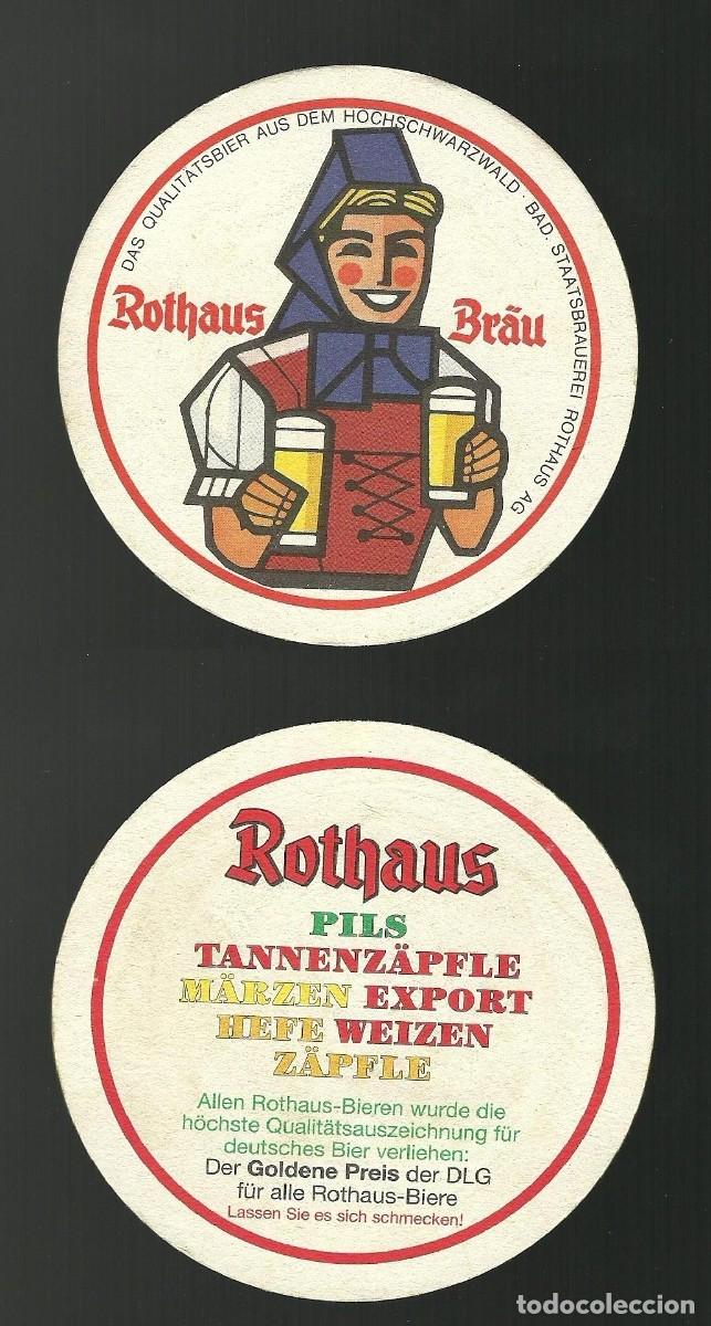 Coleccionismo de cervezas: Sotto-boccale o Sottobicchiere - Rothaus 1 - Birra - Beer mats - Sousbocks - Bierdeckel - Coaster -