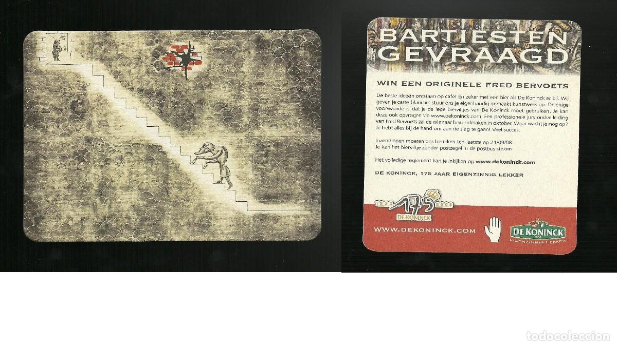 Coleccionismo de cervezas: Sotto-boccale o Sottobicchiere - De Koninck 2 - Birra - Bier - Beer mats - Sous bocks - Bierdeckel