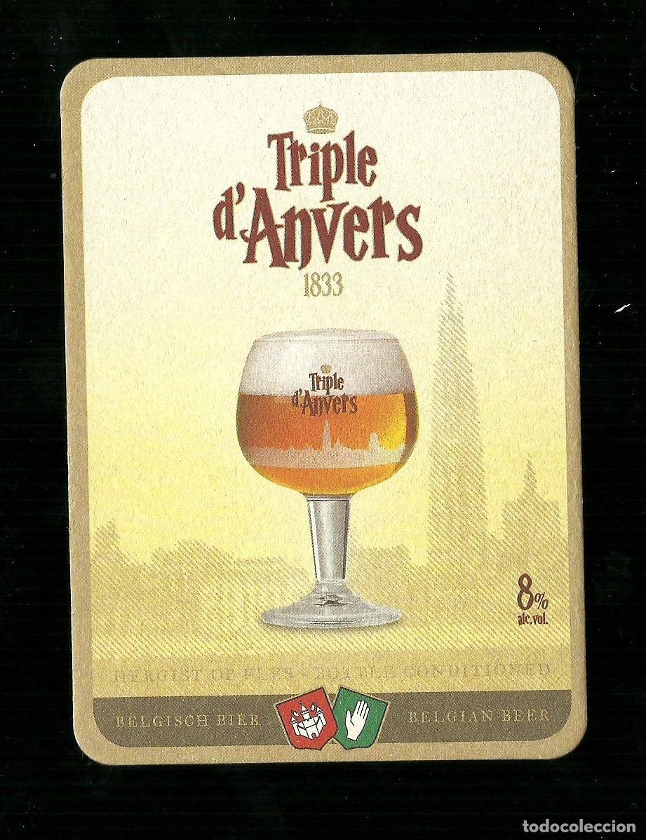 Coleccionismo de cervezas: Sotto-boccale o Sottobicchiere - Triple D' Anvers - Birra - Beer mats - Sousbocks - Bierdeckel - Po