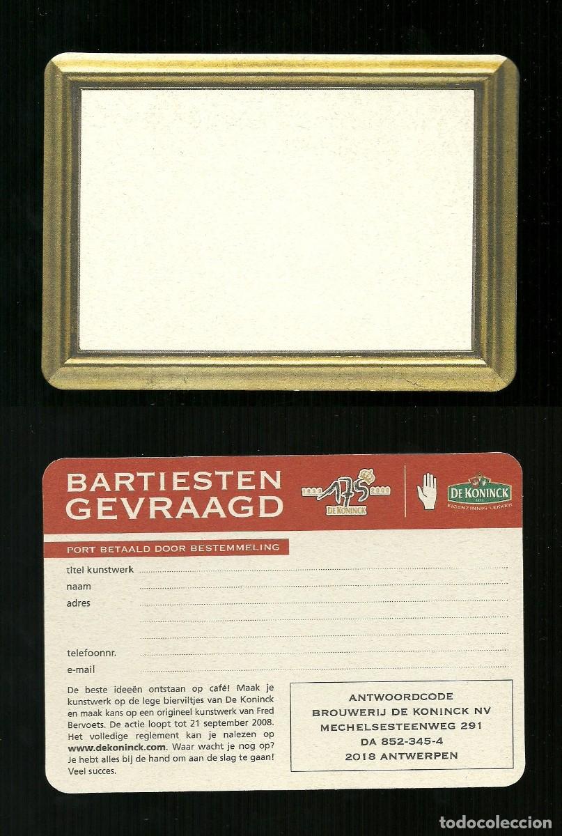 Coleccionismo de cervezas: Sotto-boccale o Sottobicchiere - De Koninck 4 - Birra - Bier - Beer mats - Sous bocks - Bierdeckel